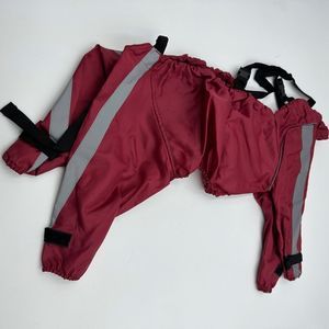 NWT!! FouFou Dog 62556 Bodyguard Protective All-Weather Dog Pants, Large, Red